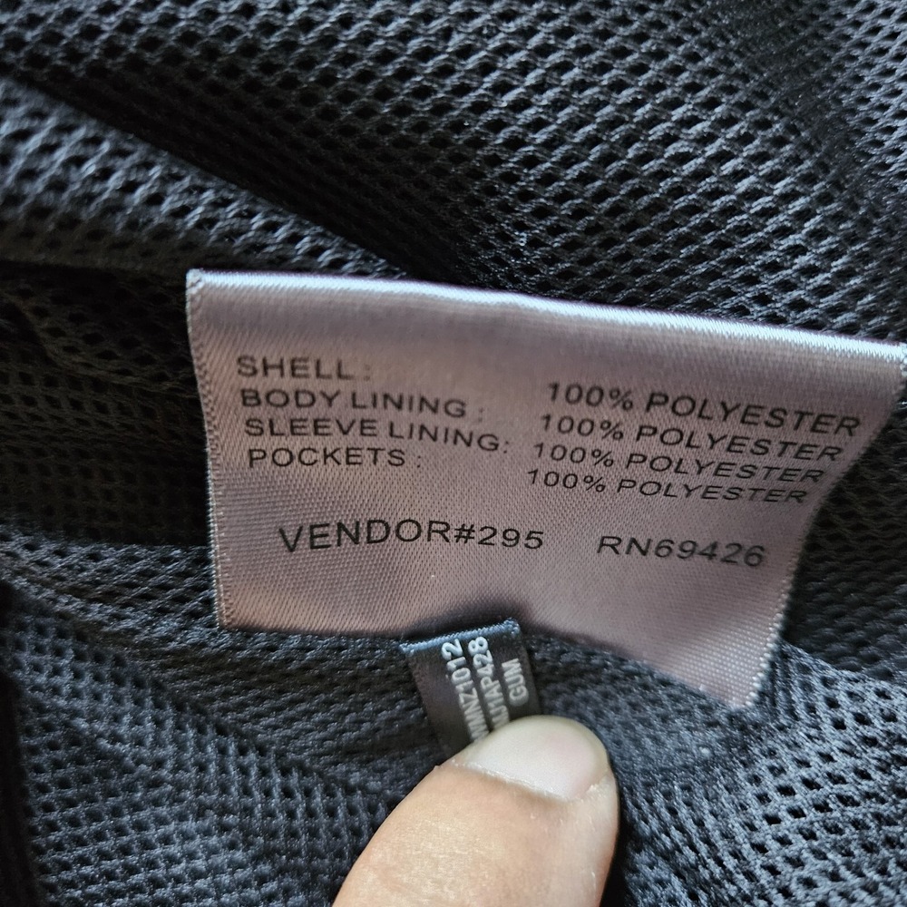 M. Julian Polyester Switch Bomber Jacket Mens XL Gray Lined Multiple Pockets - Picture 11 of 13